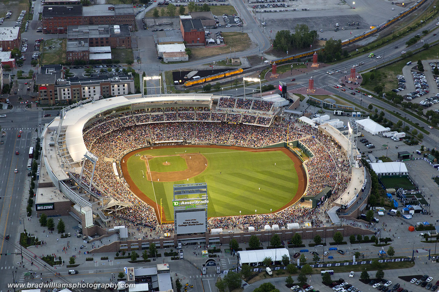 2016 TD Ameritrade Park Aerial - Two