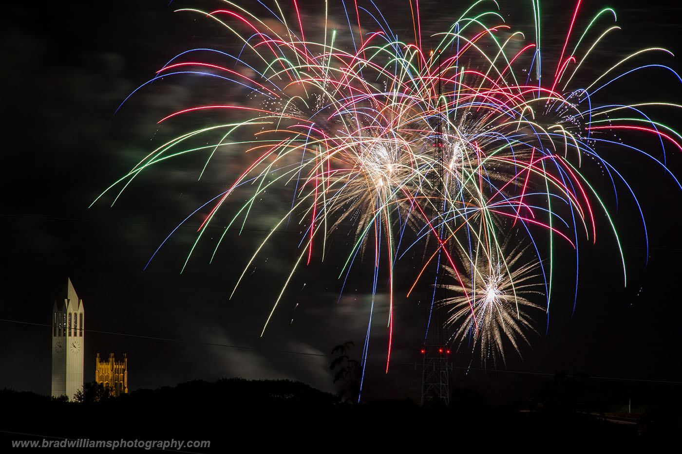 The 2016 Memorial Park Fireworks in Omaha, Nebraska