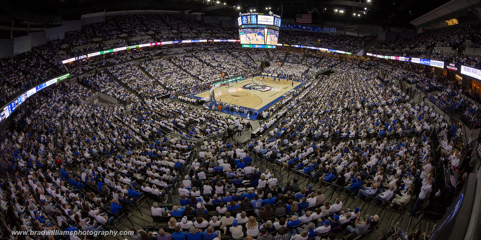 2020 Creighton VS Seton Hall 3/7/2020. Attendance = 18,519.  As of 3/7/2020 this was the 10th largest home crowd in Creighton...